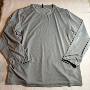 Backcountry Tahoe‎ Sun Long Sleeve 2XL Athletic Shirt Mens Gray Polyester Blend